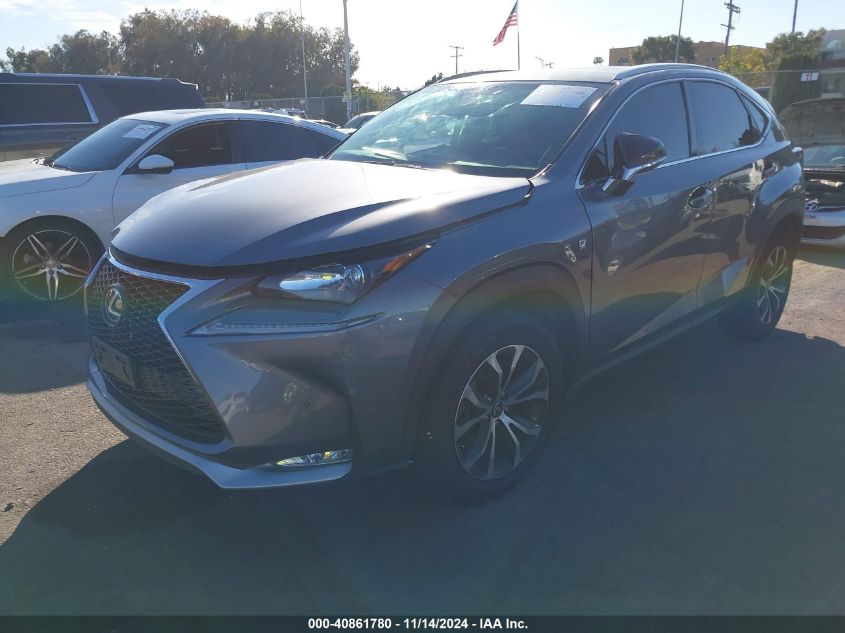 VIN JTJYARBZ4H2066029 2017 Lexus NX, 200T F Sport no.2