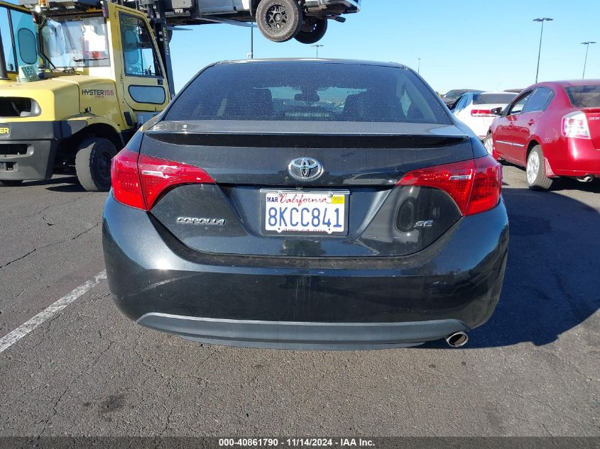 2018 Toyota Corolla Se VIN: 2T1BURHE6JC057635 Lot: 40861790