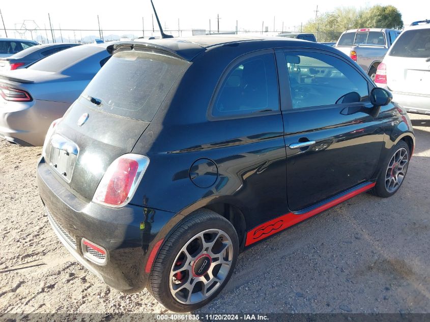 2012 Fiat 500 Sport VIN: 3C3CFFBR0CT371097 Lot: 40861835