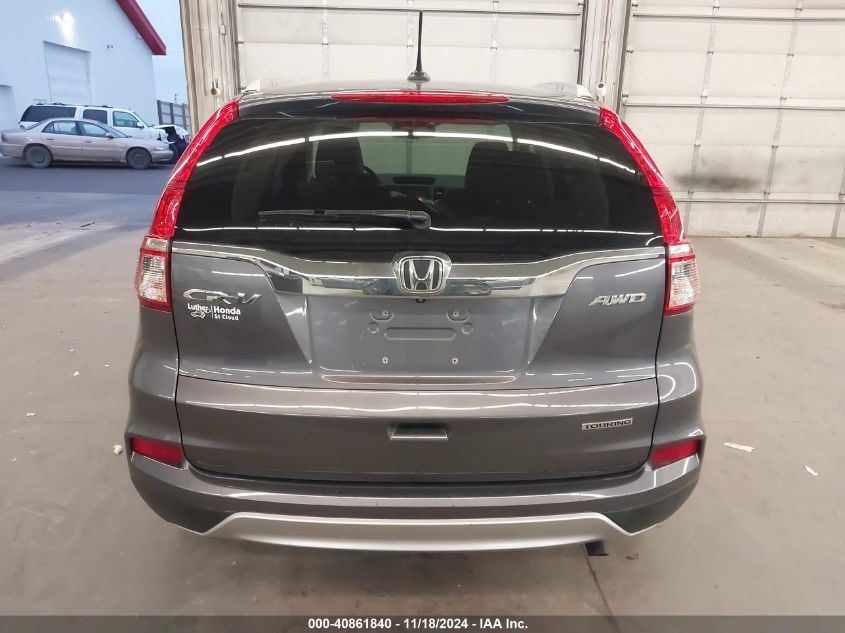 2016 Honda Cr-V Touring VIN: 5J6RM4H94GL056421 Lot: 40861840