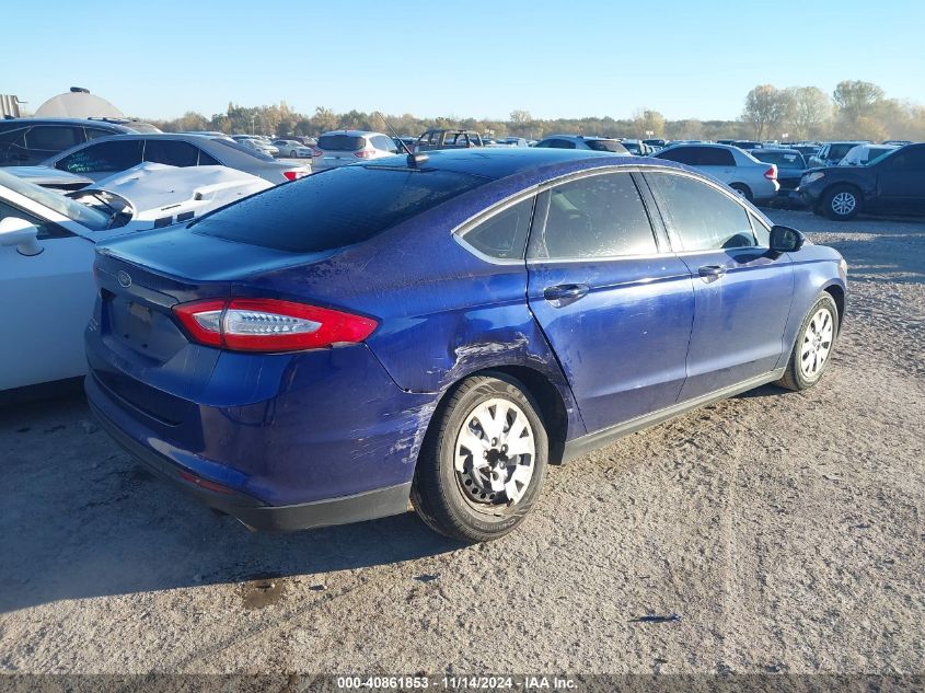 VIN 1FA6P0G70E5363942 2014 Ford Fusion, S no.4