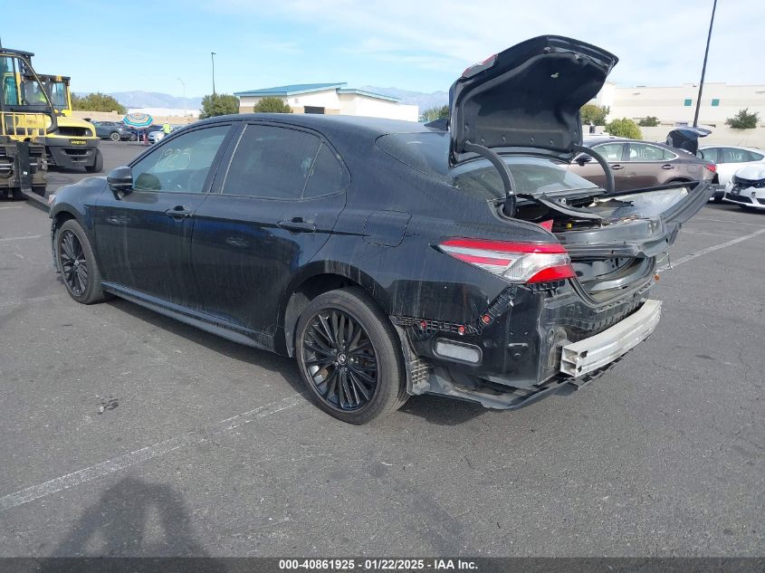 VIN 4T1B11HK0KU245213 2019 Toyota Camry, SE no.3