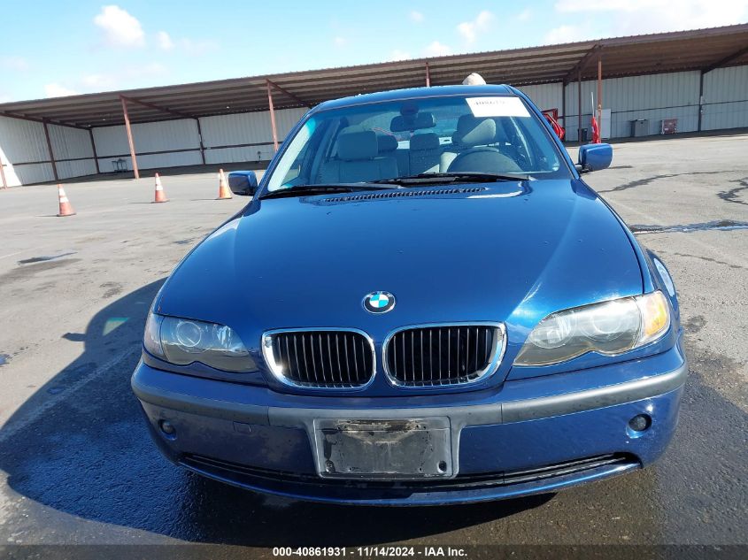 2004 BMW 325I VIN: WBAEV33434KR30957 Lot: 40861931