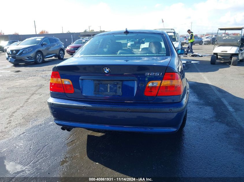 2004 BMW 325I VIN: WBAEV33434KR30957 Lot: 40861931