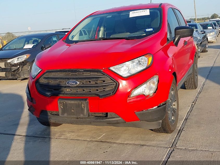 VIN MAJ3S2FE5MC443616 2021 Ford Ecosport, S no.2