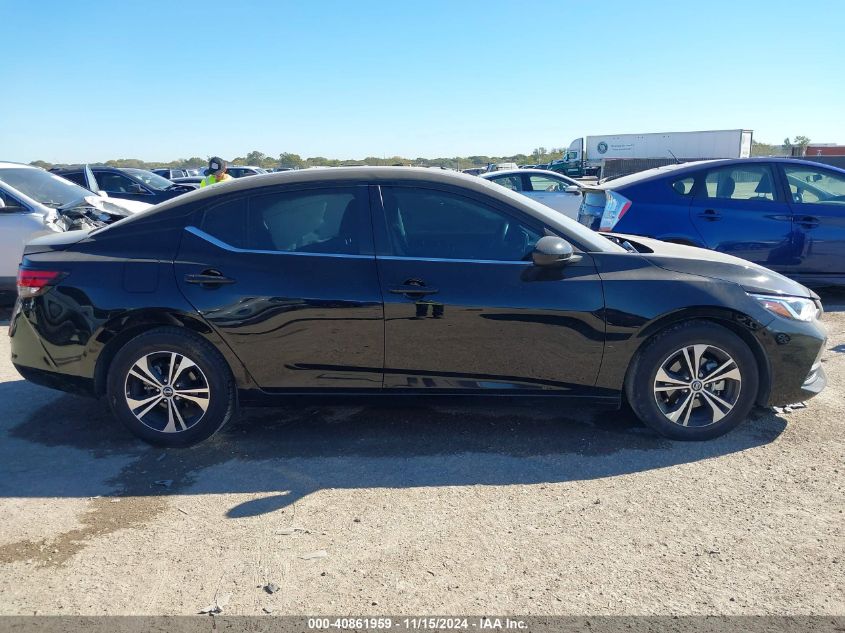 2022 Nissan Sentra Sv Xtronic Cvt VIN: 3N1AB8CV9NY301161 Lot: 40861959