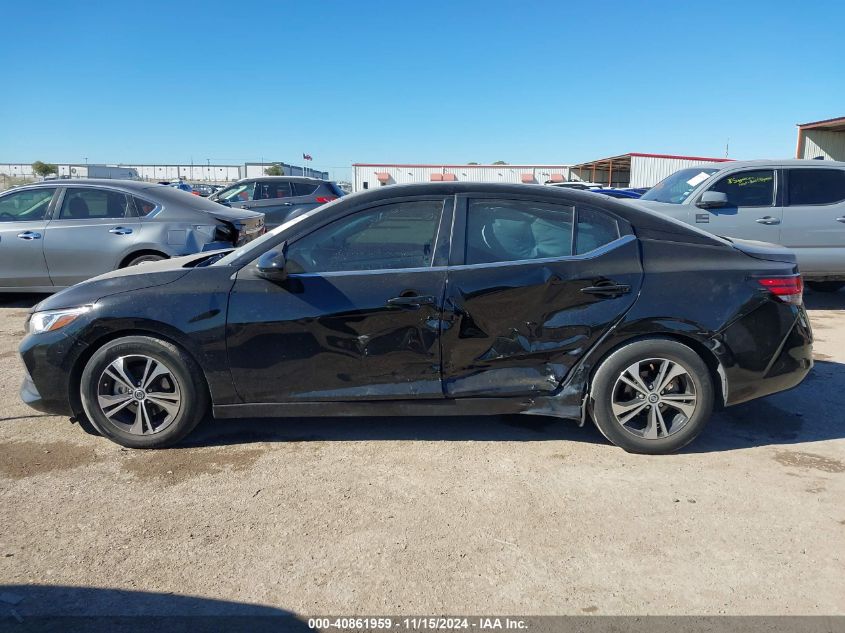 2022 Nissan Sentra Sv Xtronic Cvt VIN: 3N1AB8CV9NY301161 Lot: 40861959