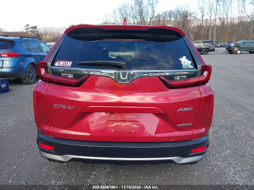 2021 Honda Cr-V Awd Touring VIN: 5J6RW2H98ML011704 Lot: 40861961