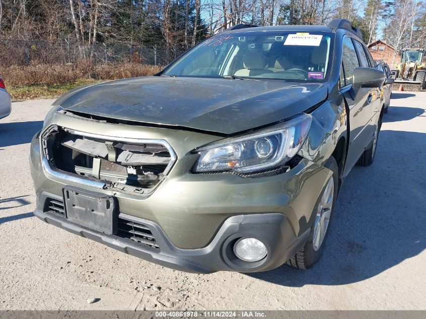 2018 Subaru Outback 2.5I Premium VIN: 4S4BSAFC6J3393749 Lot: 40861978