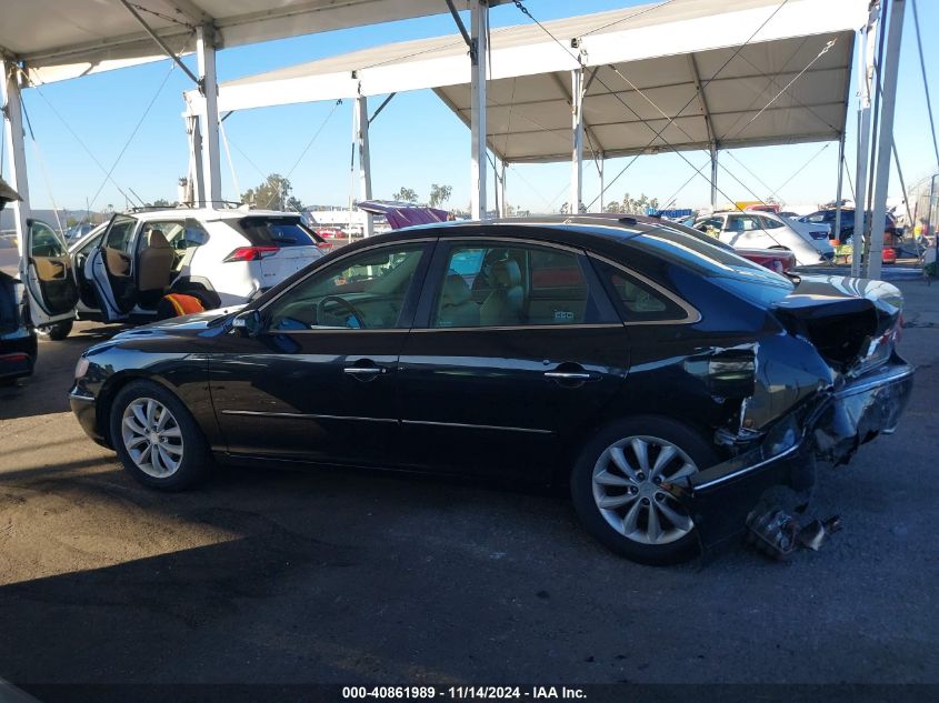 2008 Hyundai Azera Limited VIN: KMHFC46F28A320250 Lot: 40861989