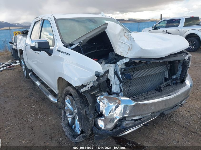 2022 Chevrolet Silverado 1500 Ltd 4Wd Short Bed Ltz VIN: 1GCUYGED7NZ145800 Lot: 40861992