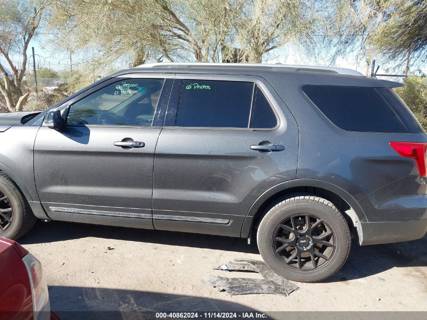 2016 Ford Explorer Xlt VIN: 1FM5K7DH7GGA01782 Lot: 40862024