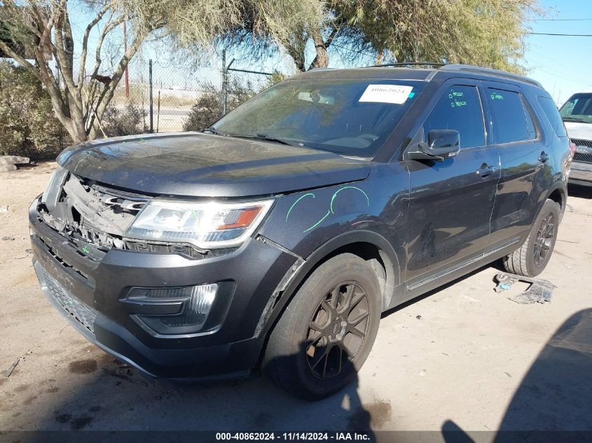 2016 Ford Explorer Xlt VIN: 1FM5K7DH7GGA01782 Lot: 40862024