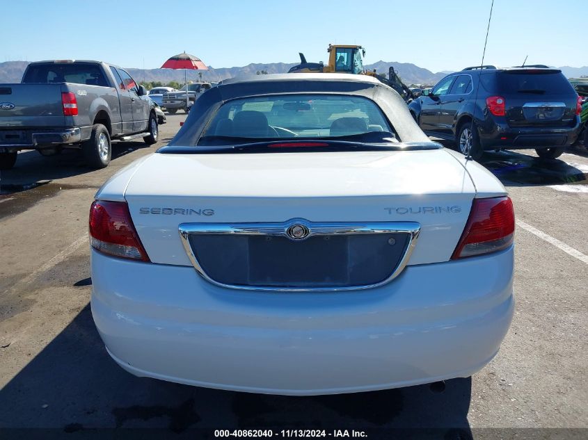 2004 Chrysler Sebring Lxi VIN: 1C3EL55R14N406299 Lot: 40862040