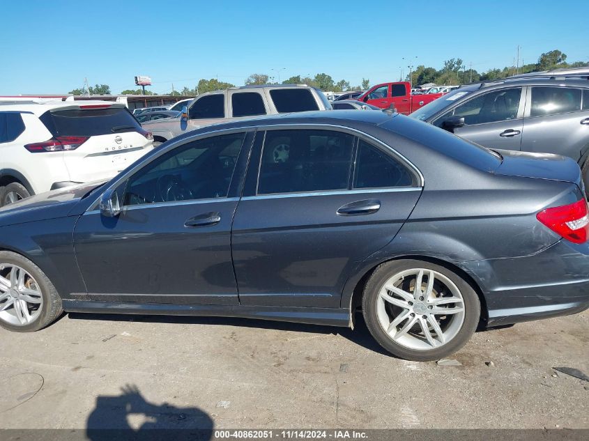 2013 Mercedes-Benz C 250 Luxury/Sport VIN: WDDGF4HB1DR300857 Lot: 40862051