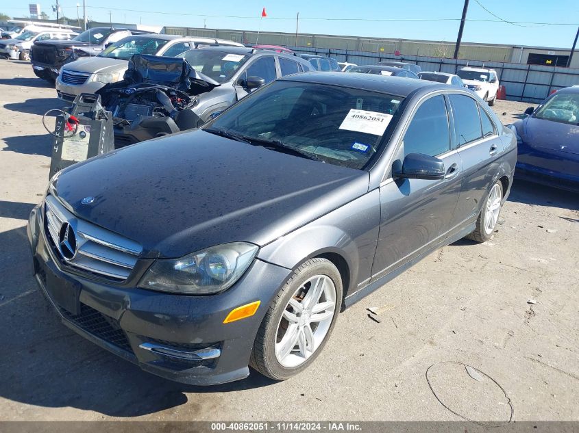 VIN WDDGF4HB1DR300857 2013 MERCEDES-BENZ C 250 no.2