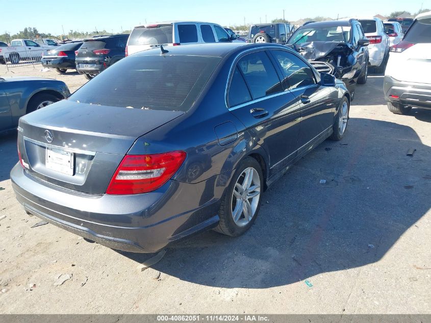 VIN WDDGF4HB1DR300857 2013 MERCEDES-BENZ C 250 no.4