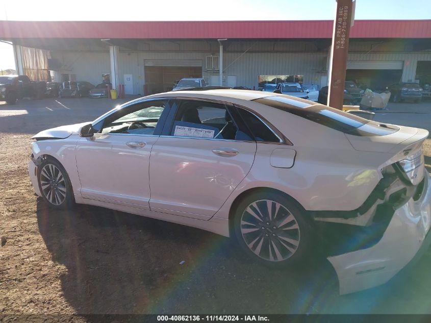 2017 Lincoln Mkz Select VIN: 3LN6L5D9XHR609644 Lot: 40862136