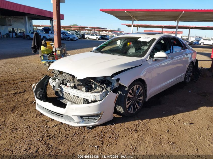 2017 Lincoln Mkz Select VIN: 3LN6L5D9XHR609644 Lot: 40862136