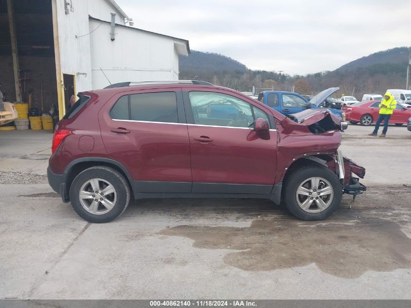 2016 Chevrolet Trax Lt VIN: 3GNCJPSB9GL131269 Lot: 40862140