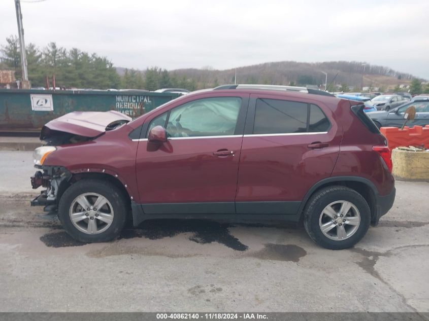 2016 Chevrolet Trax Lt VIN: 3GNCJPSB9GL131269 Lot: 40862140