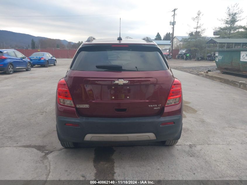 2016 Chevrolet Trax Lt VIN: 3GNCJPSB9GL131269 Lot: 40862140