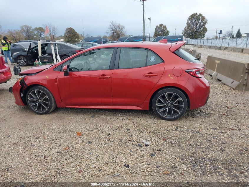 2019 Toyota Corolla Xse VIN: JTNK4RBE5K3018730 Lot: 40862172