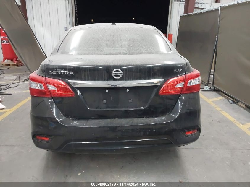 2018 Nissan Sentra Sv VIN: 3N1AB7APXJY262136 Lot: 40862179