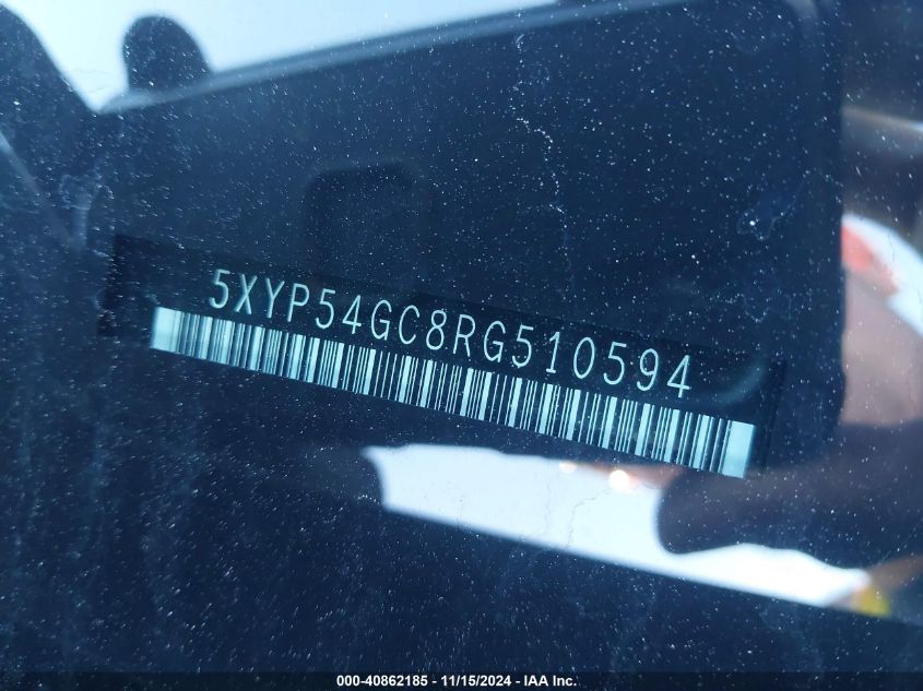 VIN 5XYP54GC8RG510594 2024 KIA TELLURIDE no.9