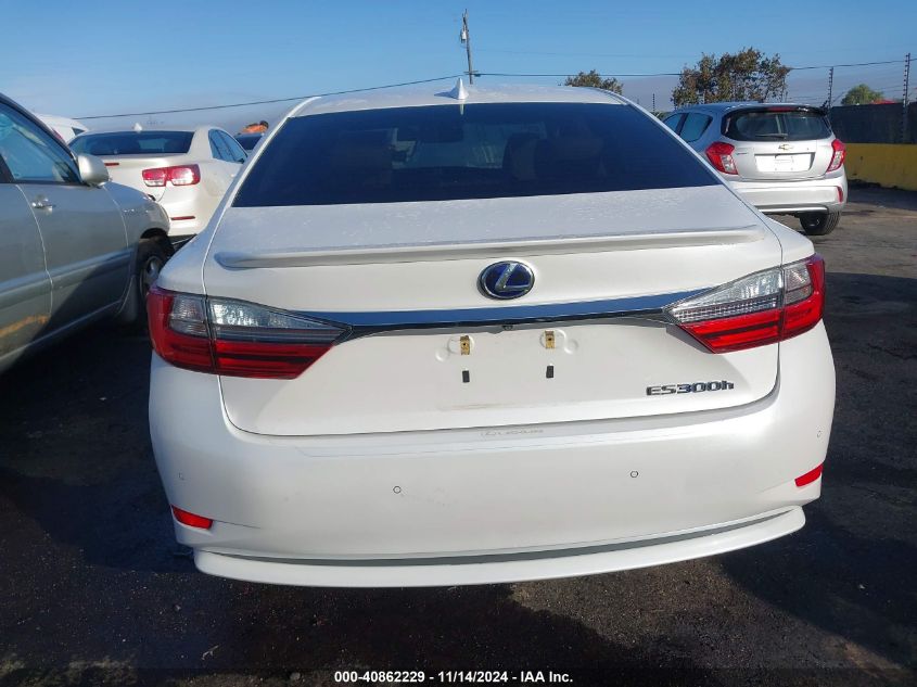 2016 Lexus Es 300H VIN: JTHBW1GG3G2120596 Lot: 40862229