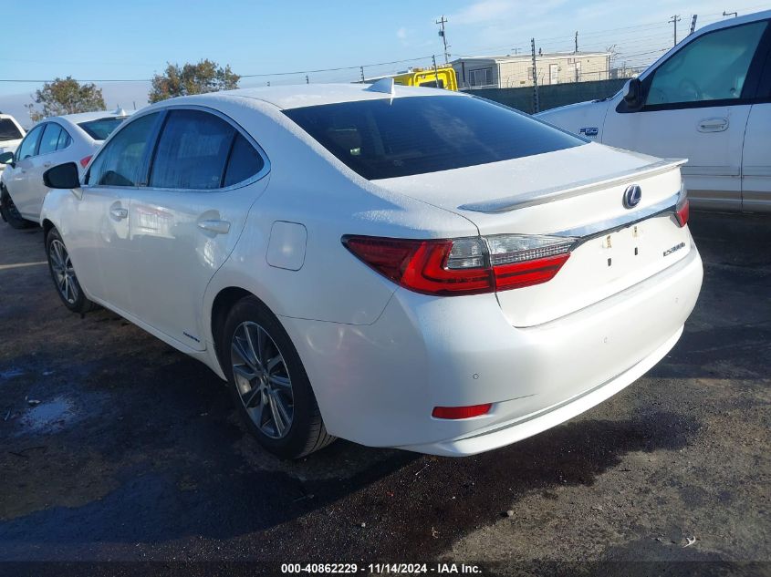 VIN JTHBW1GG3G2120596 2016 Lexus ES, 300H no.3