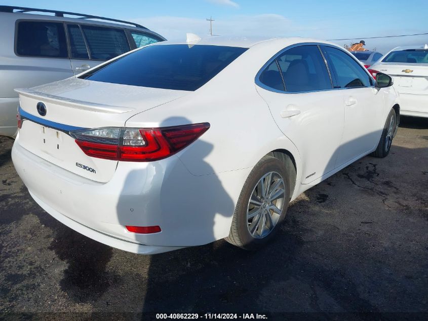 VIN JTHBW1GG3G2120596 2016 Lexus ES, 300H no.4