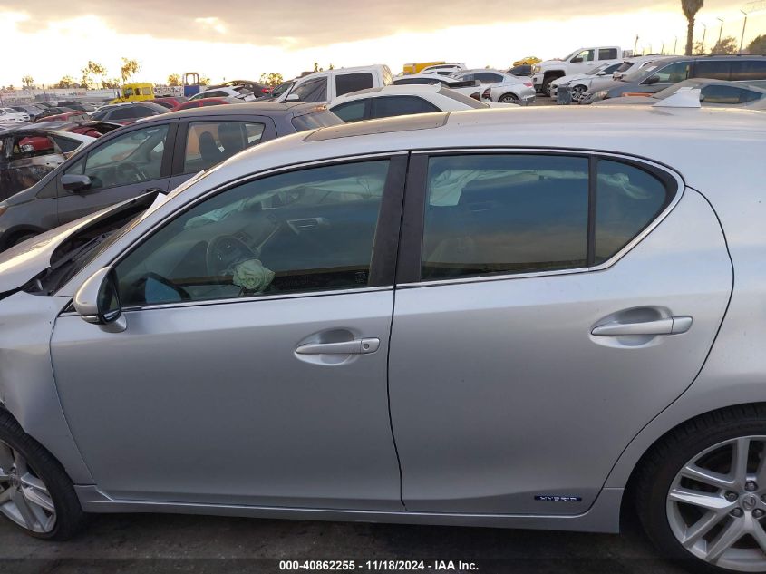 2014 Lexus Ct 200H VIN: JTHKD5BH1E2191399 Lot: 40862255