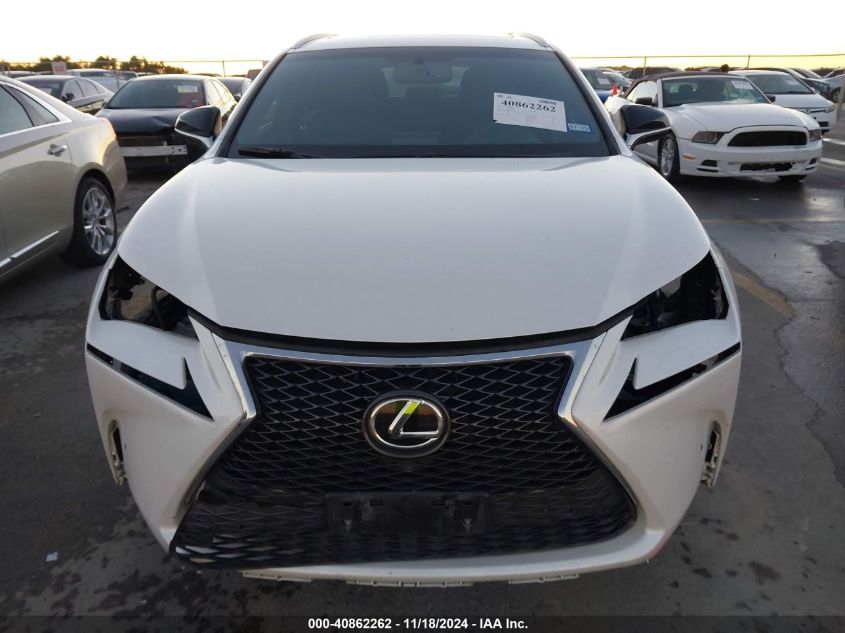 2015 Lexus Nx 200T F Sport VIN: JTJBARBZ5F2043426 Lot: 40862262