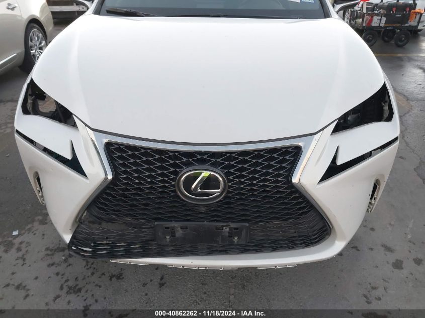 2015 Lexus Nx 200T F Sport VIN: JTJBARBZ5F2043426 Lot: 40862262