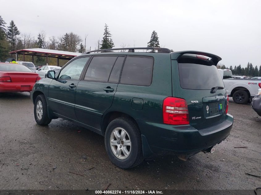 2003 Toyota Highlander Limited V6 VIN: JTEHF21A930118777 Lot: 40862274