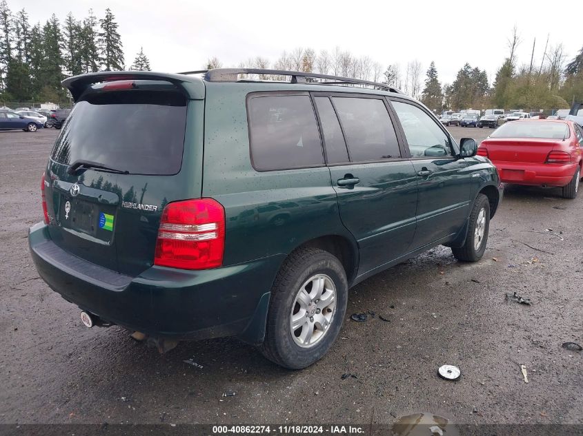 2003 Toyota Highlander Limited V6 VIN: JTEHF21A930118777 Lot: 40862274