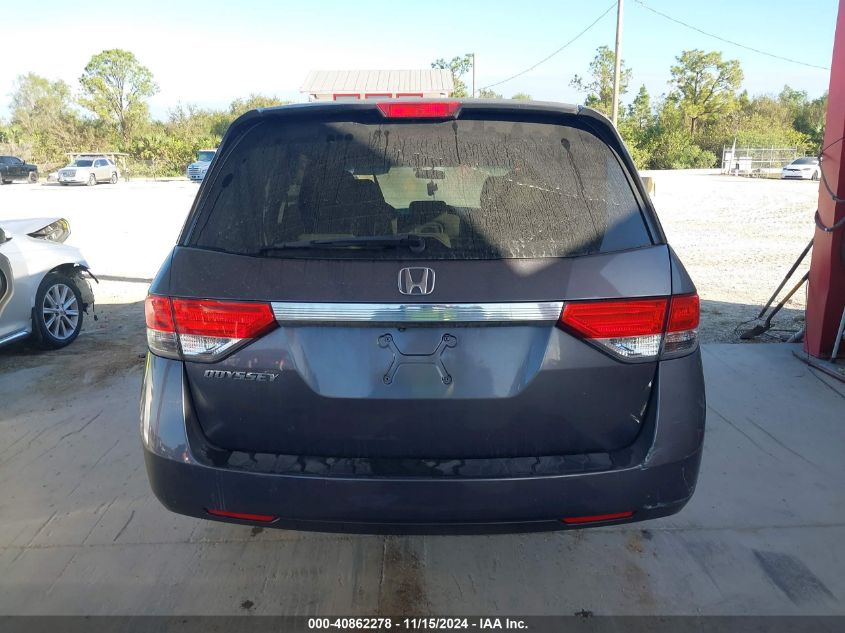 2015 Honda Odyssey Ex VIN: 5FNRL5H46FB004972 Lot: 40862278