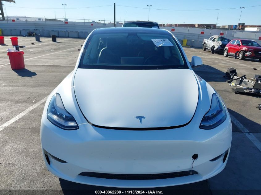 2021 Tesla Model Y Long Range Dual Motor All-Wheel Drive VIN: 5YJYGDEE8MF271017 Lot: 40862288