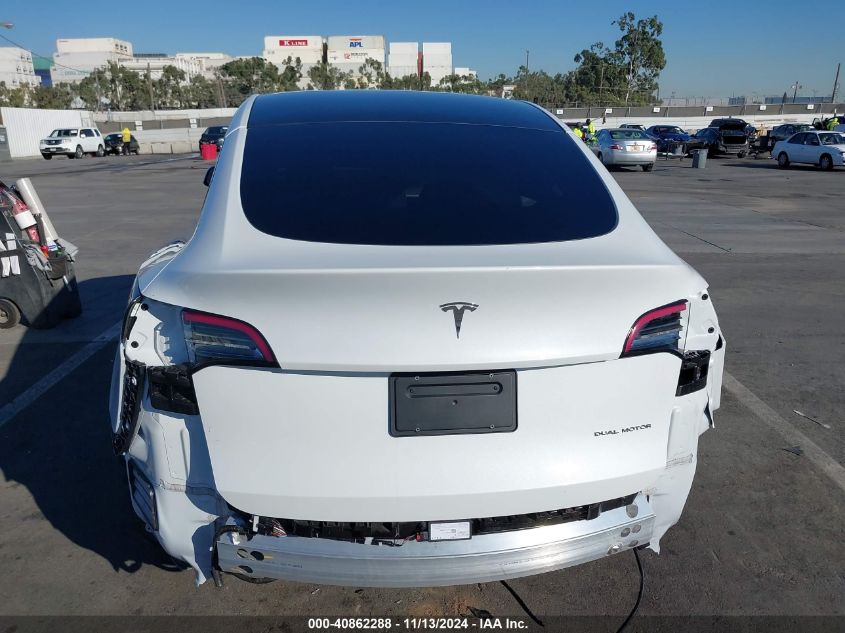 2021 Tesla Model Y Long Range Dual Motor All-Wheel Drive VIN: 5YJYGDEE8MF271017 Lot: 40862288