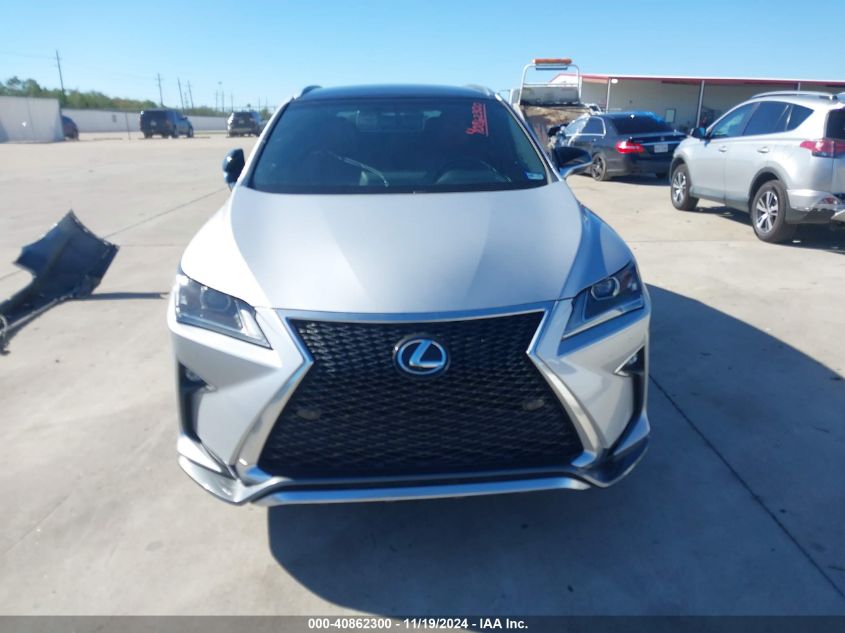 2016 Lexus Rx 350 F Sport VIN: 2T2BZMCA3GC007157 Lot: 40862300