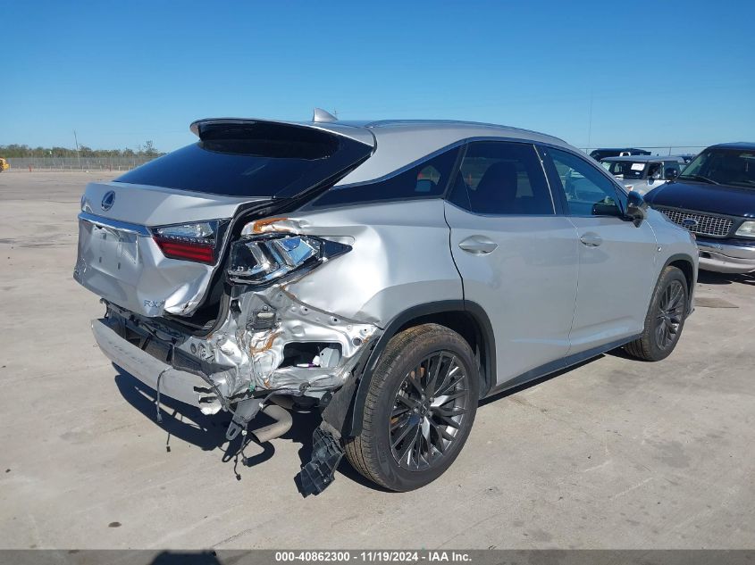 VIN 2T2BZMCA3GC007157 2016 Lexus RX, 350 F Sport no.4