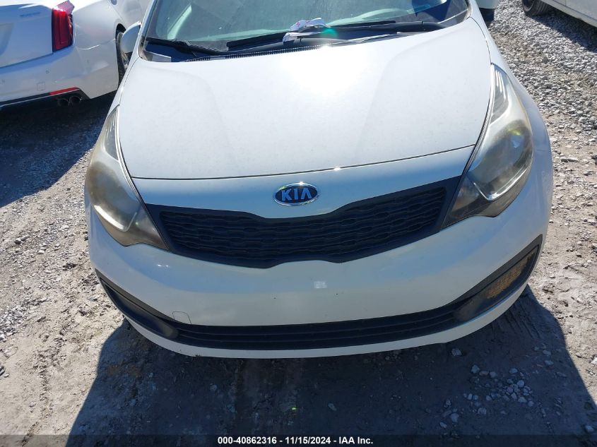 2013 Kia Rio Lx VIN: KNADM4A37D6110582 Lot: 40862316