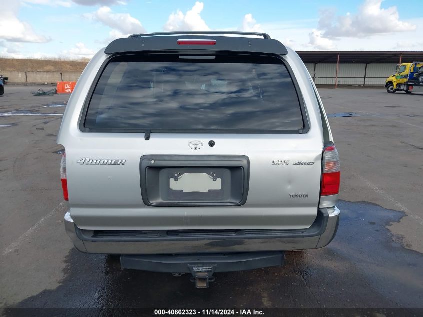 2000 Toyota 4Runner Sr5 V6 VIN: JT3HN86R1Y0306486 Lot: 40862323