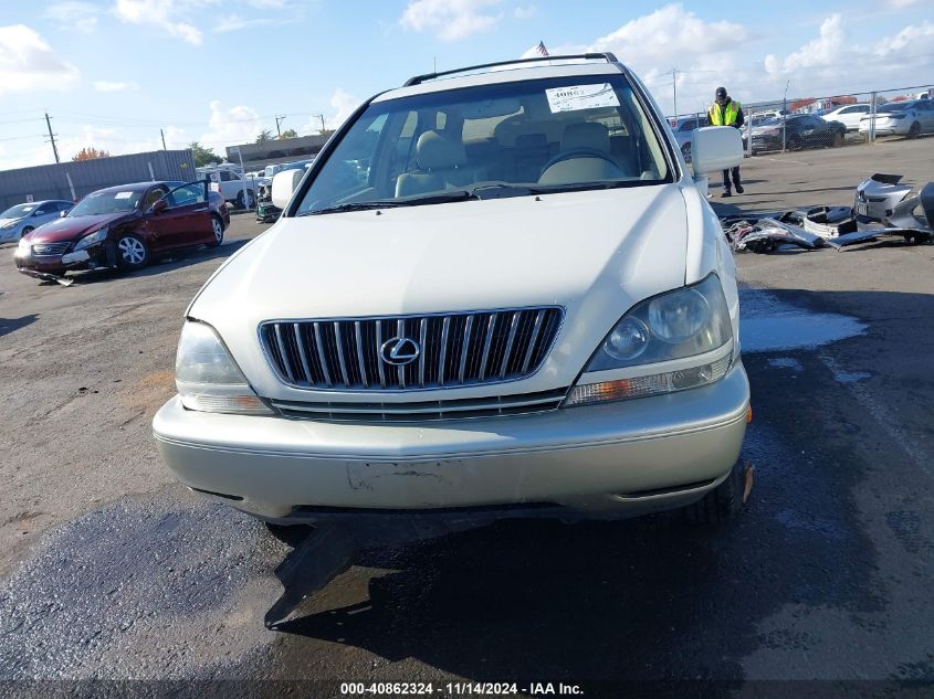 2000 Lexus Rx 300 VIN: JT6HF10U4Y0102611 Lot: 40862324