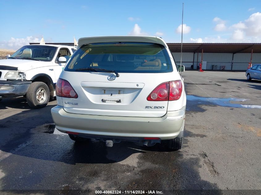 2000 Lexus Rx 300 VIN: JT6HF10U4Y0102611 Lot: 40862324