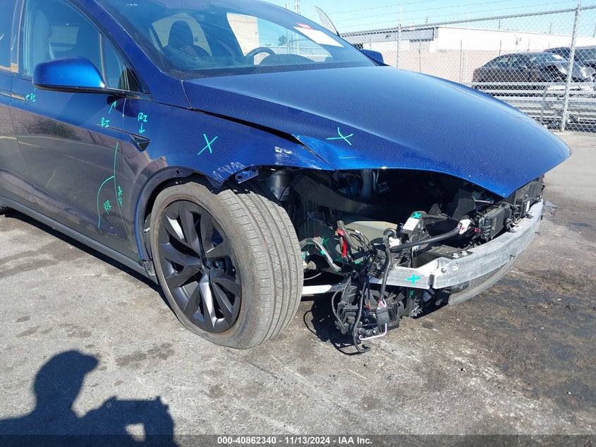 VIN 7SAXCDE55PF411166 2023 TESLA MODEL X DUAL MOTOR ALL-WHEEL DRIVE/STANDARD RANGE