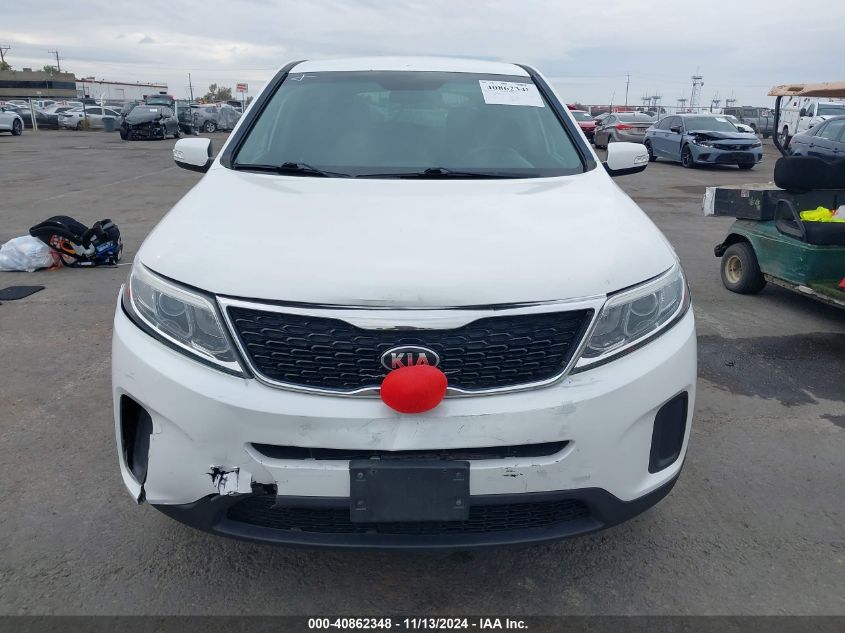 2015 Kia Sorento Lx VIN: 5XYKT3A62FG630495 Lot: 40862348