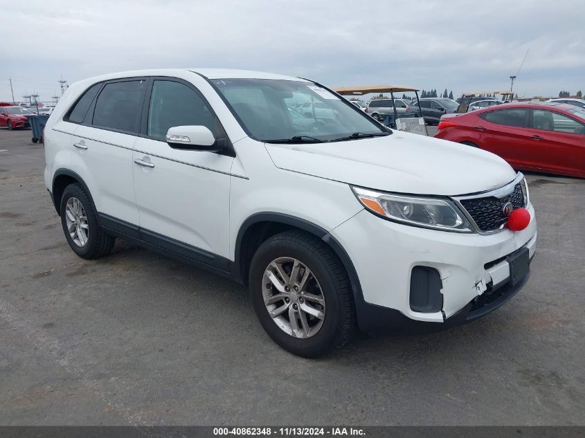 VIN 5XYKT3A62FG630495 2015 KIA Sorento, LX no.1