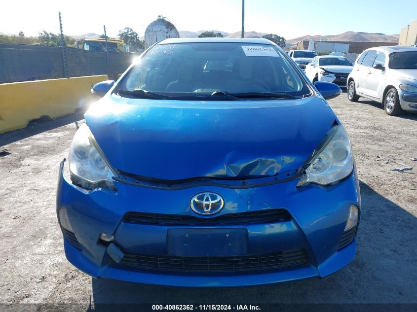 2014 Toyota Prius C One VIN: JTDKDTB3XE1571082 Lot: 40862362